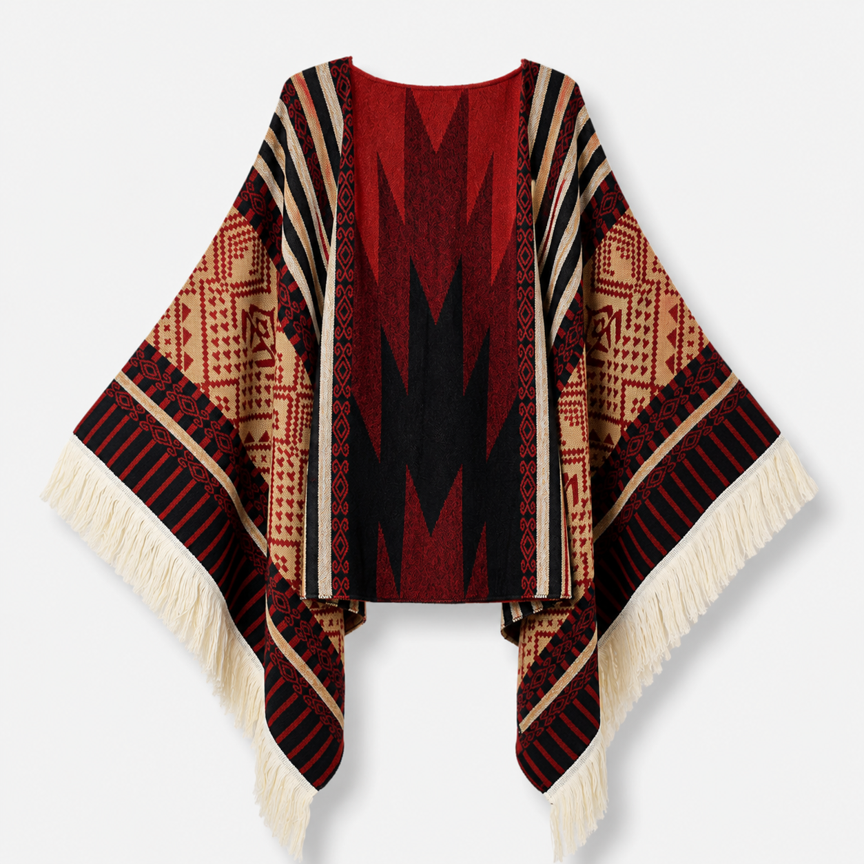 Poncho Style Péruvien Traditionnel