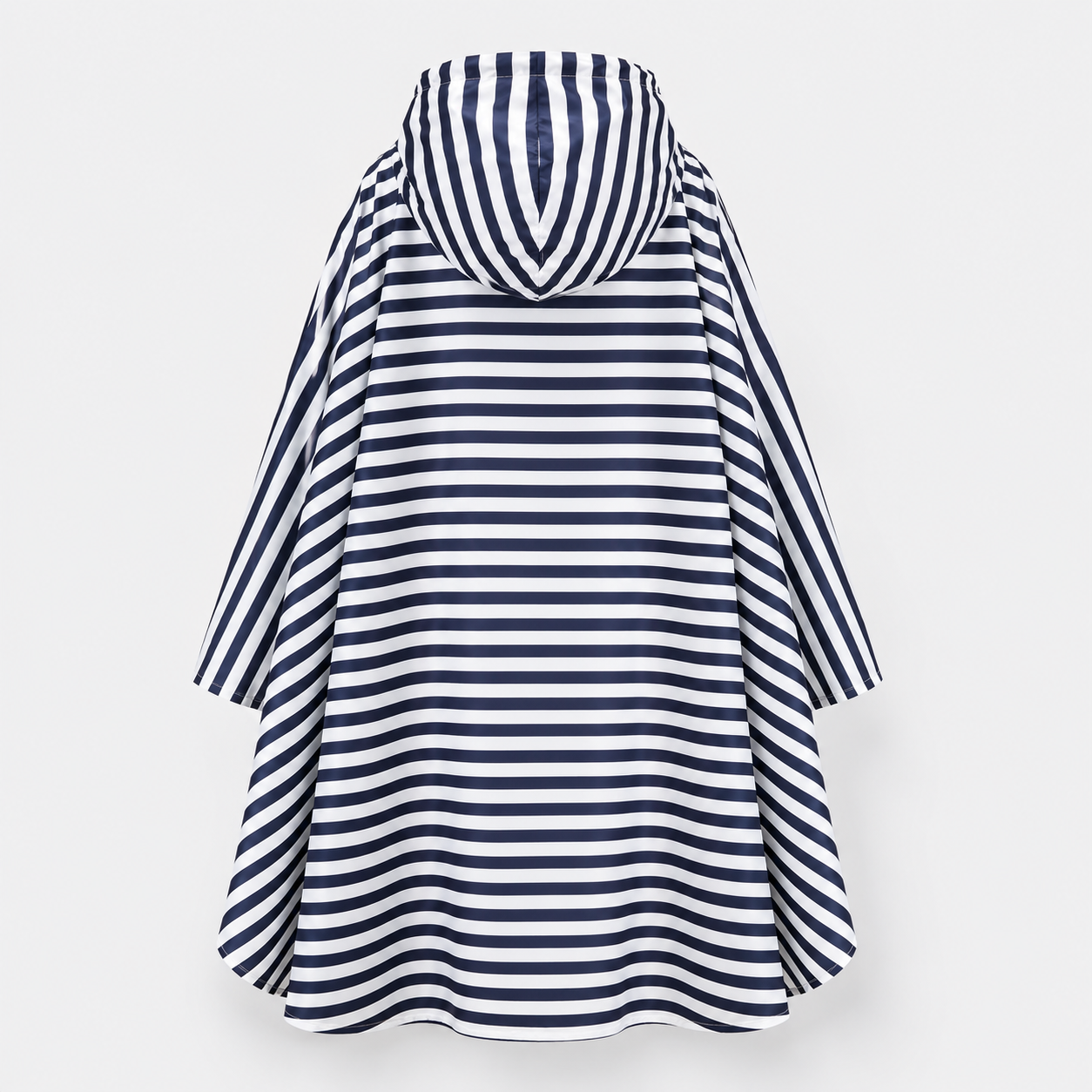 Poncho de pluie rayé
