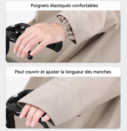 Poncho de pluie long imperméable
