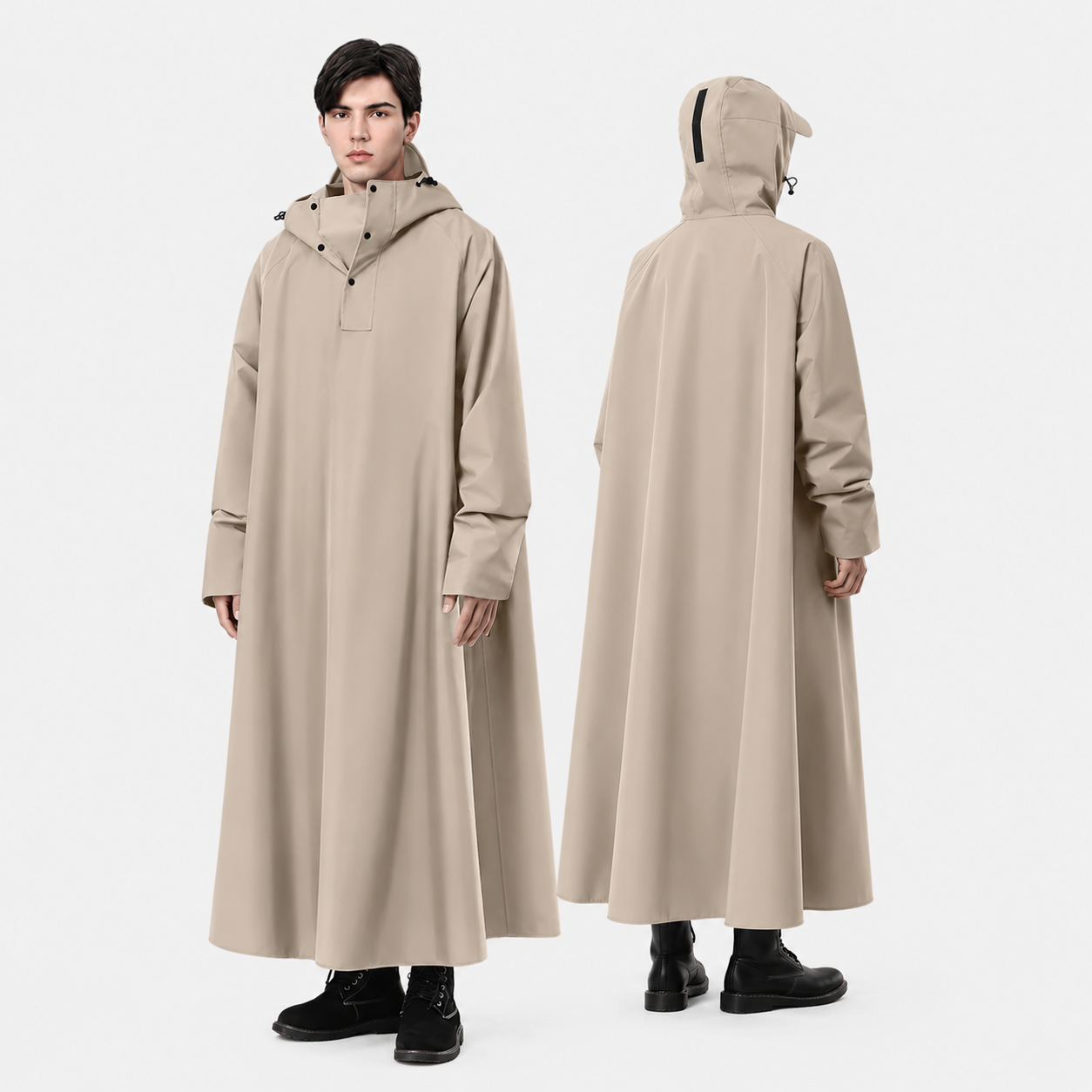 Poncho de pluie long imperméable