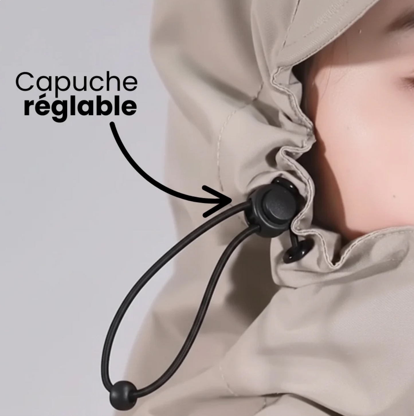 Poncho de pluie long imperméable