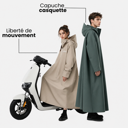 Poncho de pluie long imperméable