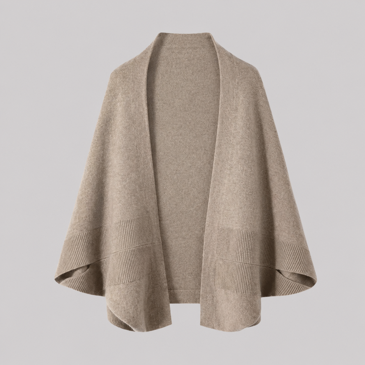 Poncho Cardigan Laine