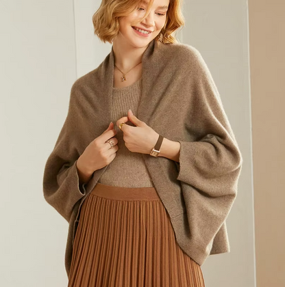 Poncho Cardigan Laine