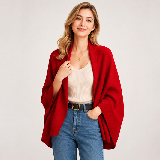 Poncho Cardigan Laine
